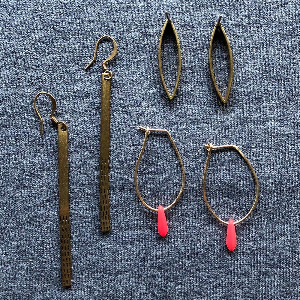 Hipster earring set